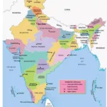 stany w indiach mapa